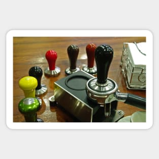 Coffee Tamper Sticker